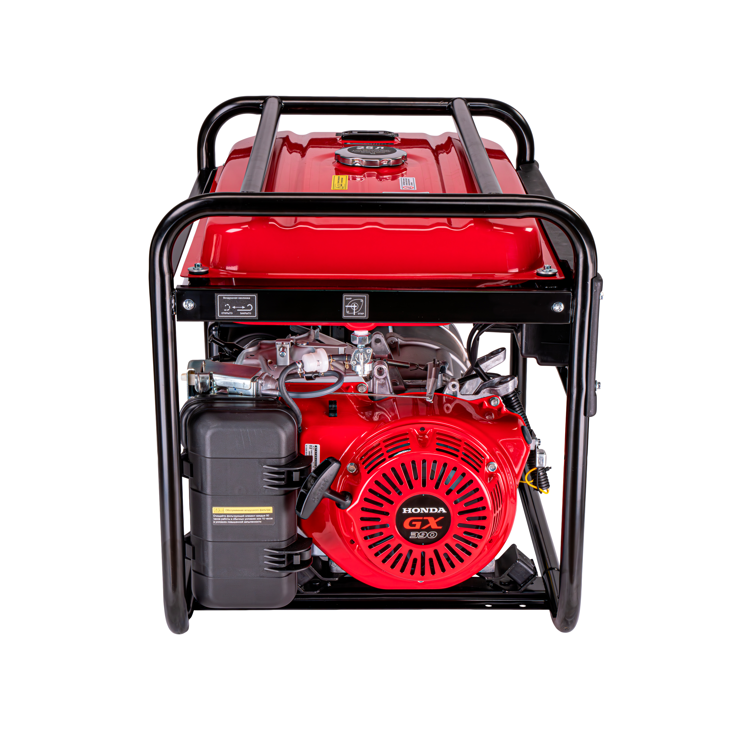 Бензиновый генератор HND GE5500XL (с двигателем Honda, 5,5 кВт) купить по цене 89&nbsp;900 ₽ в интернет магазине ТЕХСАД