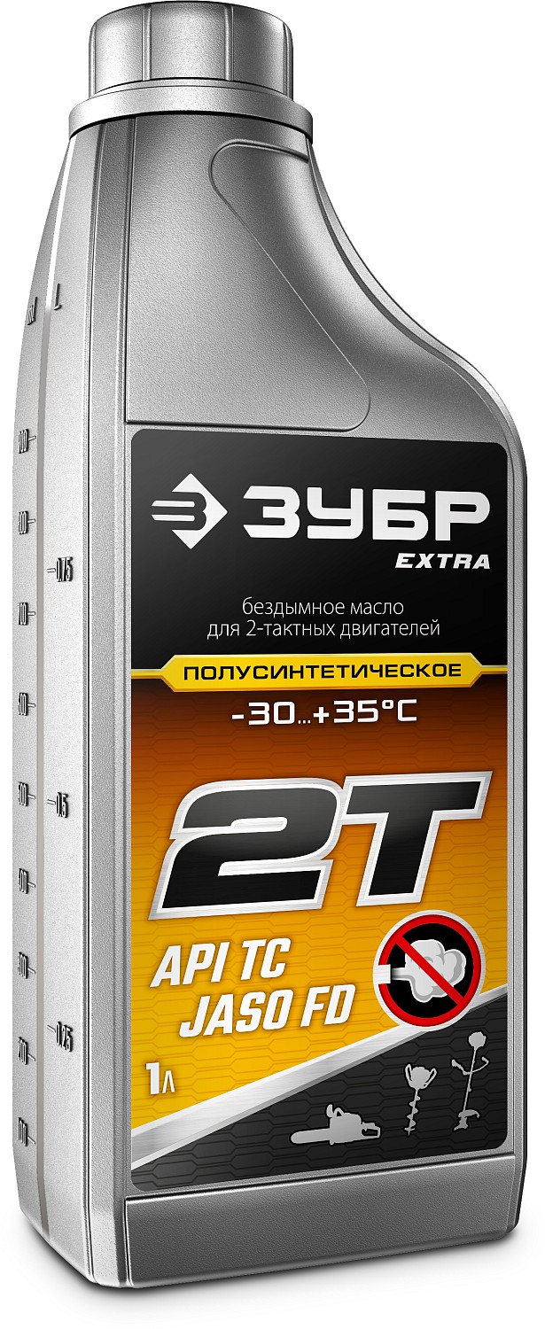 ЗУБР 1 л, полусинтетическое масло для 2-тактных двигателей 2Т-П 70601-1 EXTRA купить по цене 590 ₽ в интернет магазине ТЕХСАД