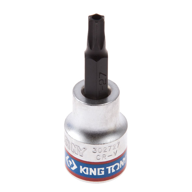 Насадка (бита) торцевая 3/8'', Torx, T27, L = 50 мм, с отверстием KING TONY 302727 Насадка (бита) торцевая 3/8'', Torx, T27, L = 50 мм, с отверстием KING TONY 302727 купить по цене 200 ₽ в интернет магазине ТЕХСАД