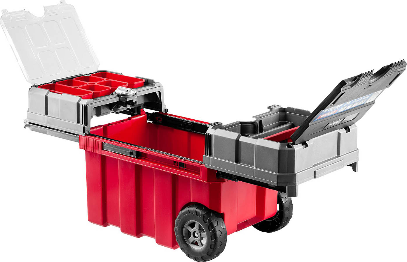 ЗУБР 616 х 378 х 415 мм (24''), пластиковый, ящик-тележка для инструментов МЕГА-БОКС 38133-24 Профессионал купить по цене 14 270 ₽ в интернет магазине ТЕХСАД