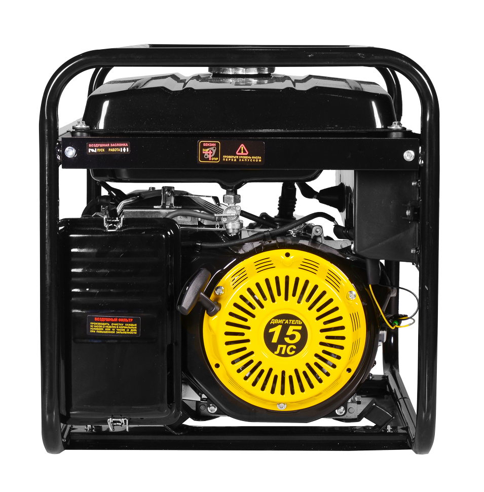 Портативный бензогенератор HUTER DY8000L купить по цене 50 290 ₽ в интернет магазине ТЕХСАД