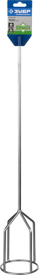 ЗУБР 100х590 мм, миксер для гипсовых смесей и наливных полов 06035-10-59_z02 Профессионал купить по цене 560 ₽ в интернет магазине ТЕХСАД