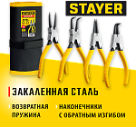 STAYER 4 шт., 160 мм, набор съемников стопорных колец 22830-H4 купить по цене 1 210 ₽ в интернет магазине ТЕХСАД