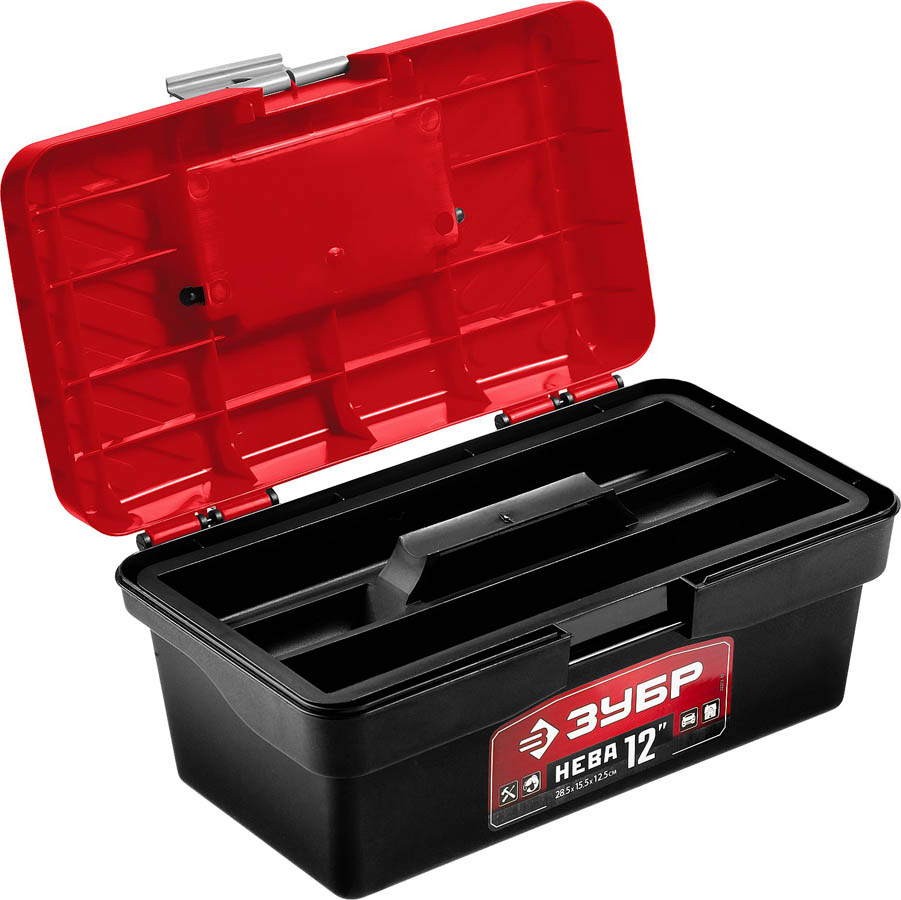 ЗУБР 285 х 155 х 125 мм (12''), пластиковый, ящик для инструмента НЕВА-12 38323-12 купить по цене 400 ₽ в интернет магазине ТЕХСАД