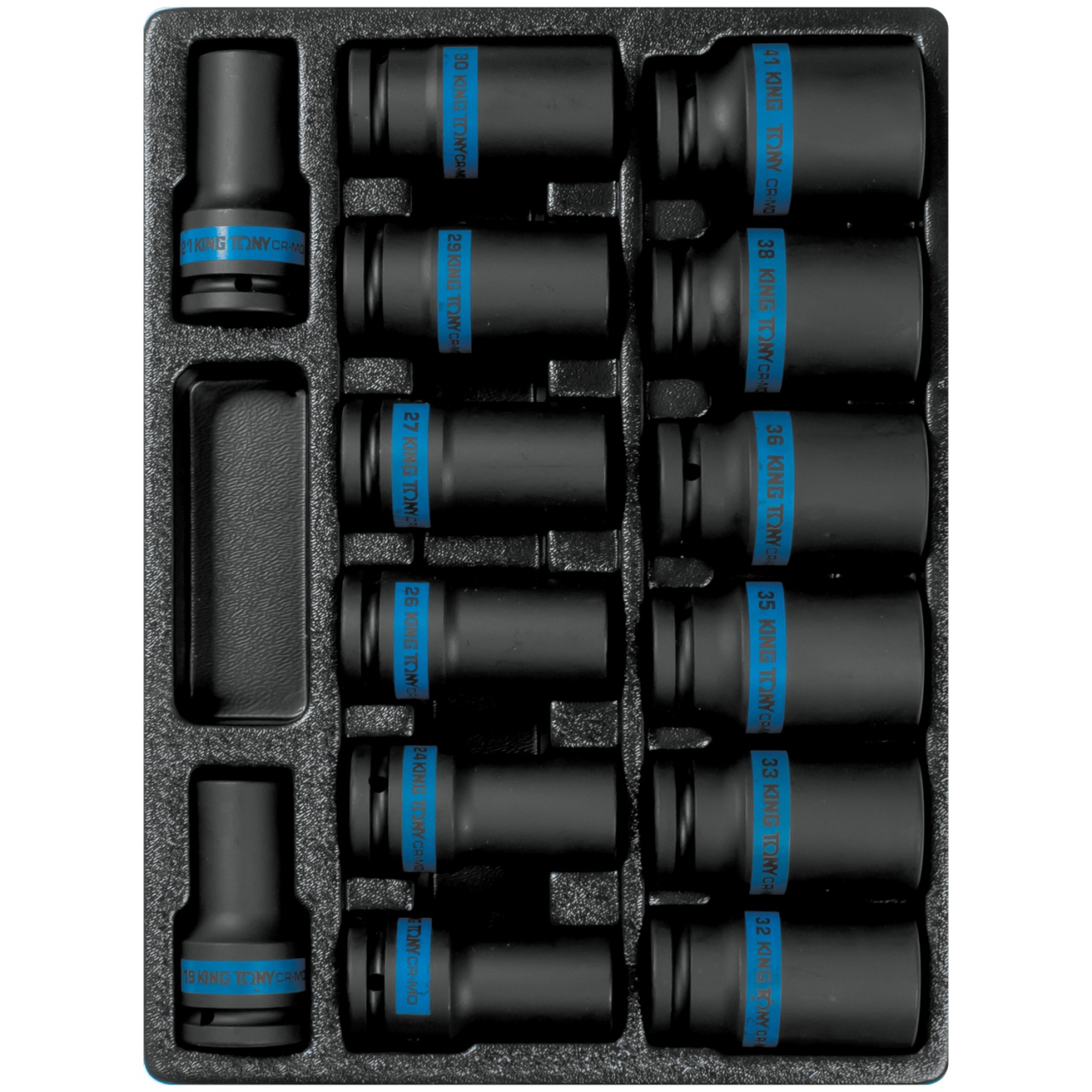 Набор ударных глубоких торцевых головок 3/4'', ложемент, 14 предметов KING TONY 9-6414MP купить по цене 22 150 ₽ в интернет магазине ТЕХСАД