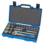 Набор торцевых головок с принадлежностями 1/2'', шестигранные, 8-32 мм, 23 предмета KING TONY 4523MRV01 купить по цене 12 950 ₽ в интернет магазине ТЕХСАД