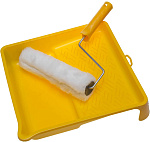 STAYER 240мм, 44мм, полиакрил, валик малярный ''ВЕСТАН'' в наборе с ванночкой 0540-24 купить по цене 360 ₽ в интернет магазине ТЕХСАД