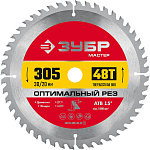 ЗУБР 305 x 30 мм, 48Т, диск пильный по дереву Оптимальный рез 36912-305-30-48_z01 купить по цене 1 550 ₽ в интернет магазине ТЕХСАД