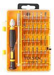 Набор вставок (бит) 1/4'', PH, PZ, Hex, Torx, Slotted, прецизионных, 32 предмета TOLSEN TT20047s купить по цене 720 ₽ в интернет магазине ТЕХСАД