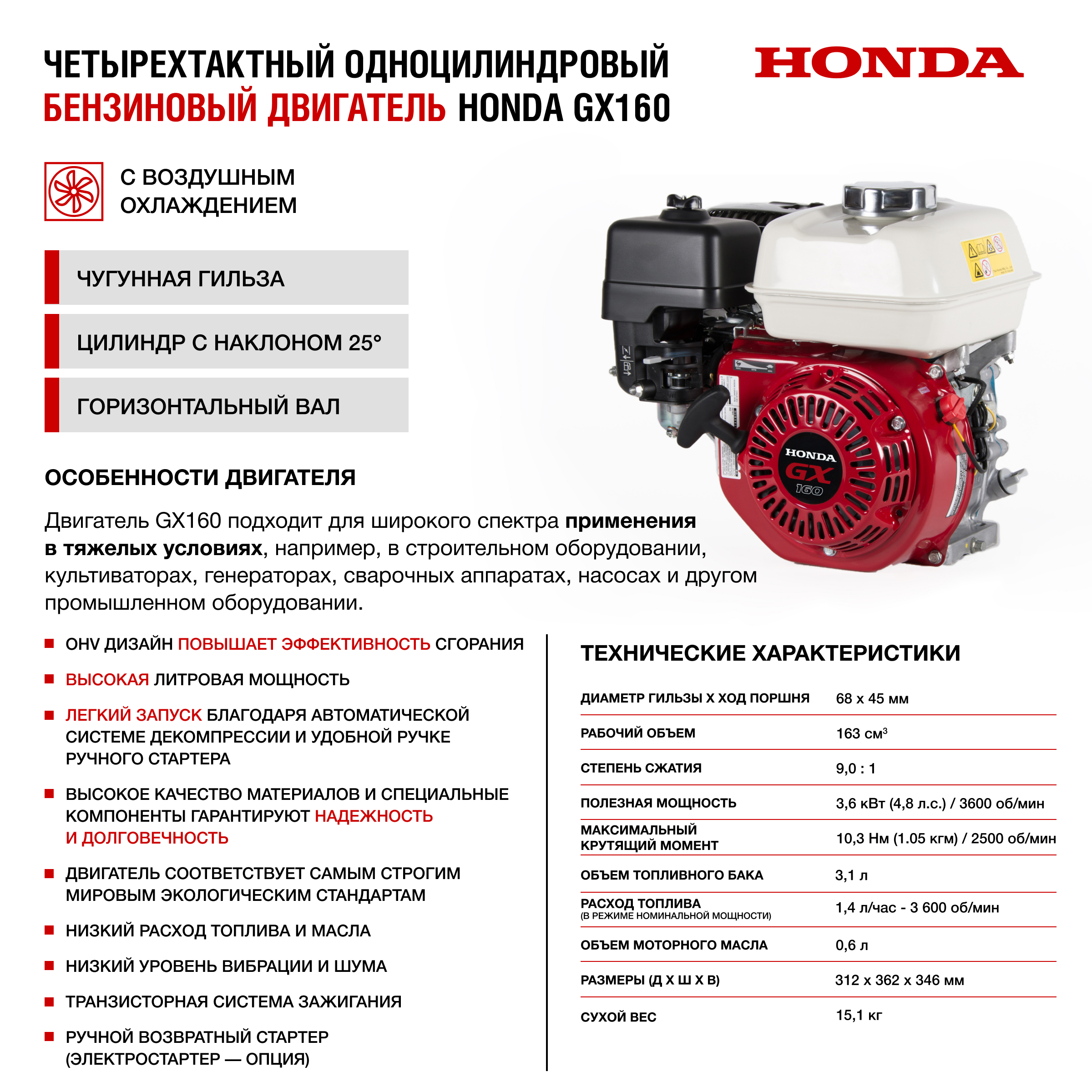 Мотопомпа HND WP20XC (с двигателем Honda) купить по цене 40&nbsp;900 ₽ в интернет магазине ТЕХСАД