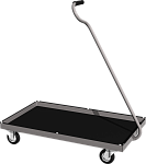 Тележка аккумуляторная, серая FERRUM 02.010-9007 купить по цене 9 820 ₽ в интернет магазине ТЕХСАД