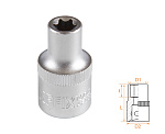 Головка торцевая TORX Е-стандарт 1/2'', E10 AFFIX AF00043010 купить по цене 150 ₽ в интернет магазине ТЕХСАД