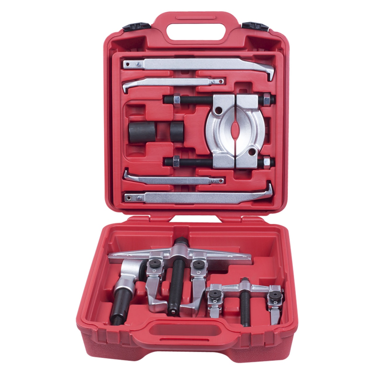 Съемник подшипников 30 т, 2-х захватный, сегментного типа, кейс, 14 предметов МАСТАК 104-12030C купить по цене 70 950 ₽ в интернет магазине ТЕХСАД