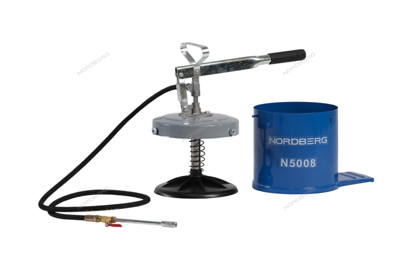 Солидолонагнетатель, 8 л, ручной NORDBERG N5008 купить по цене 4 928 ₽ в интернет магазине ТЕХСАД