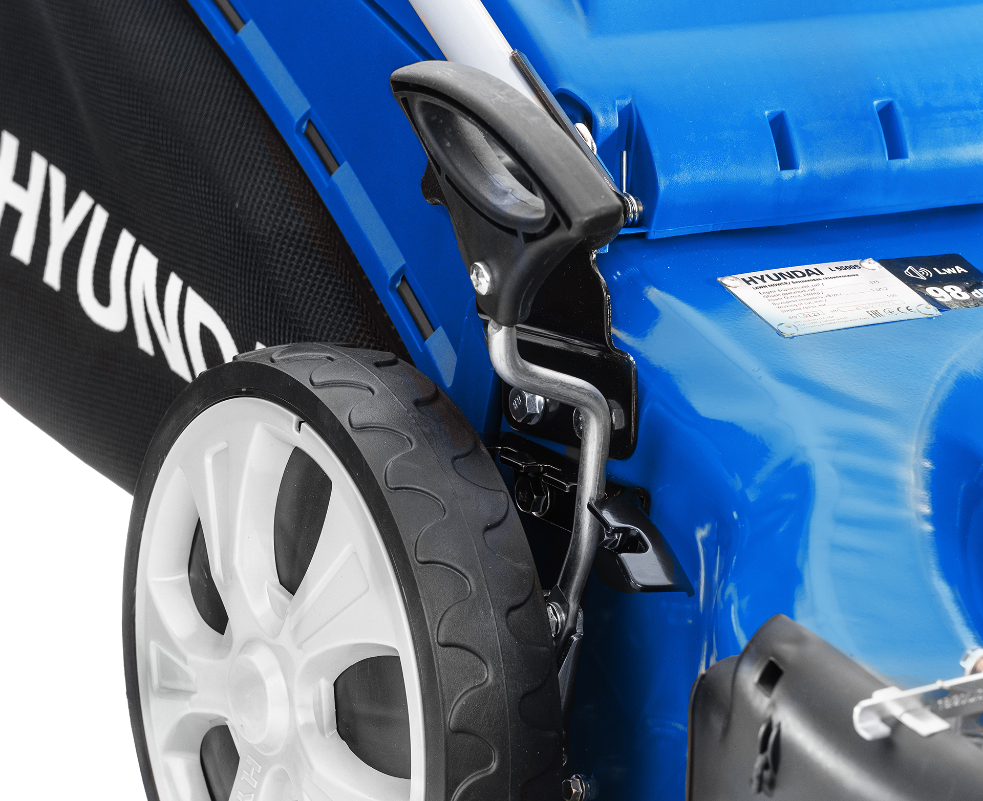 Бензиновая газонокосилка HYUNDAI L 5500S купить по цене 65&nbsp;290 ₽ в интернет магазине ТЕХСАД