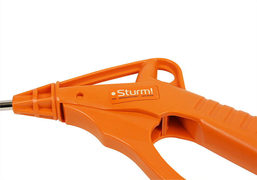 Пистолет продувочный с изогнутым соплом Sturm! AU-1720-02 купить по цене 550 ₽ в интернет магазине ТЕХСАД