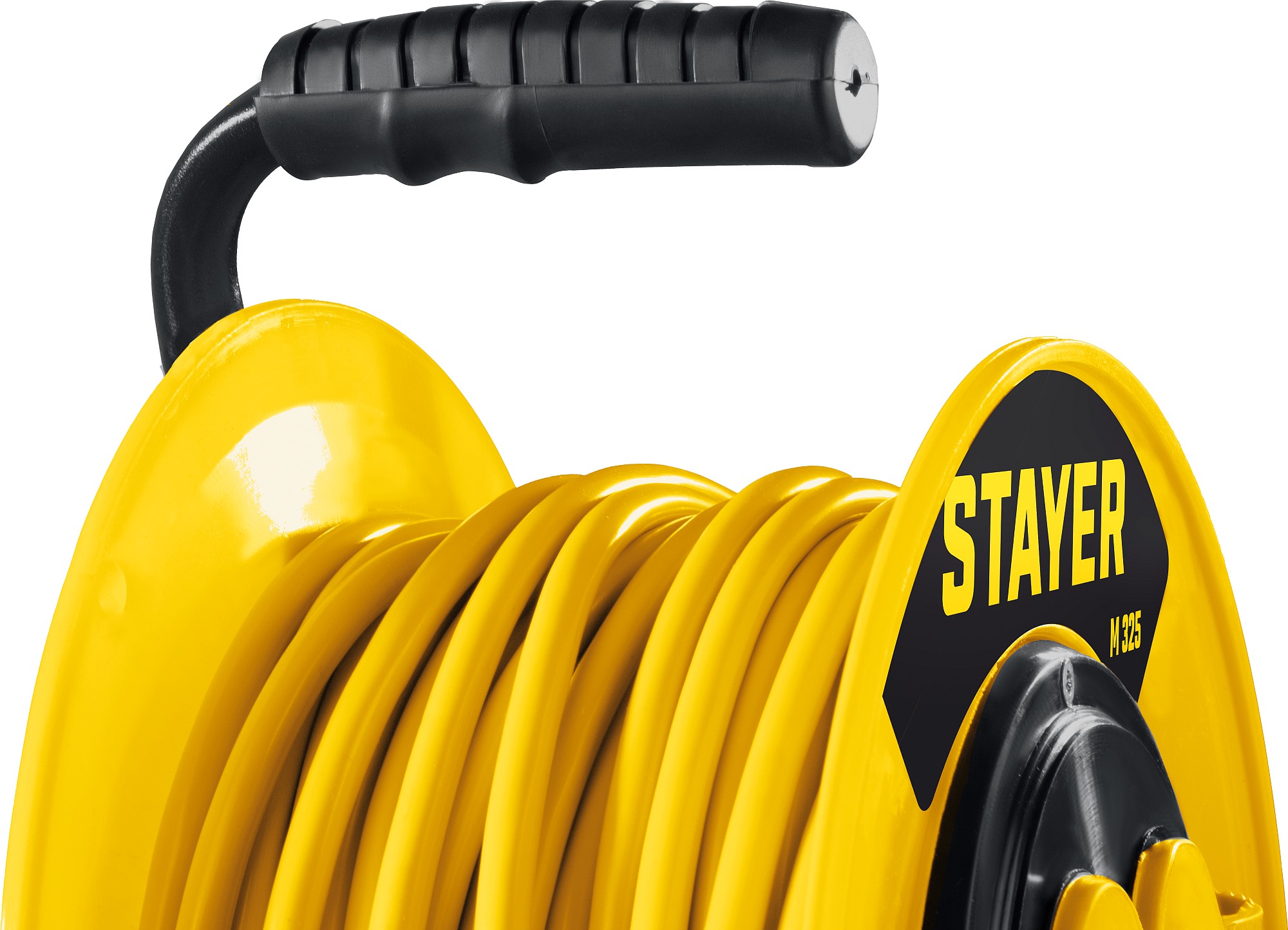 STAYER 50 м, 4000 Вт, ПВС 3х2.5, силовой удлинитель на катушке M 325 55064-50 купить по цене 6&nbsp;510 ₽ в интернет магазине ТЕХСАД