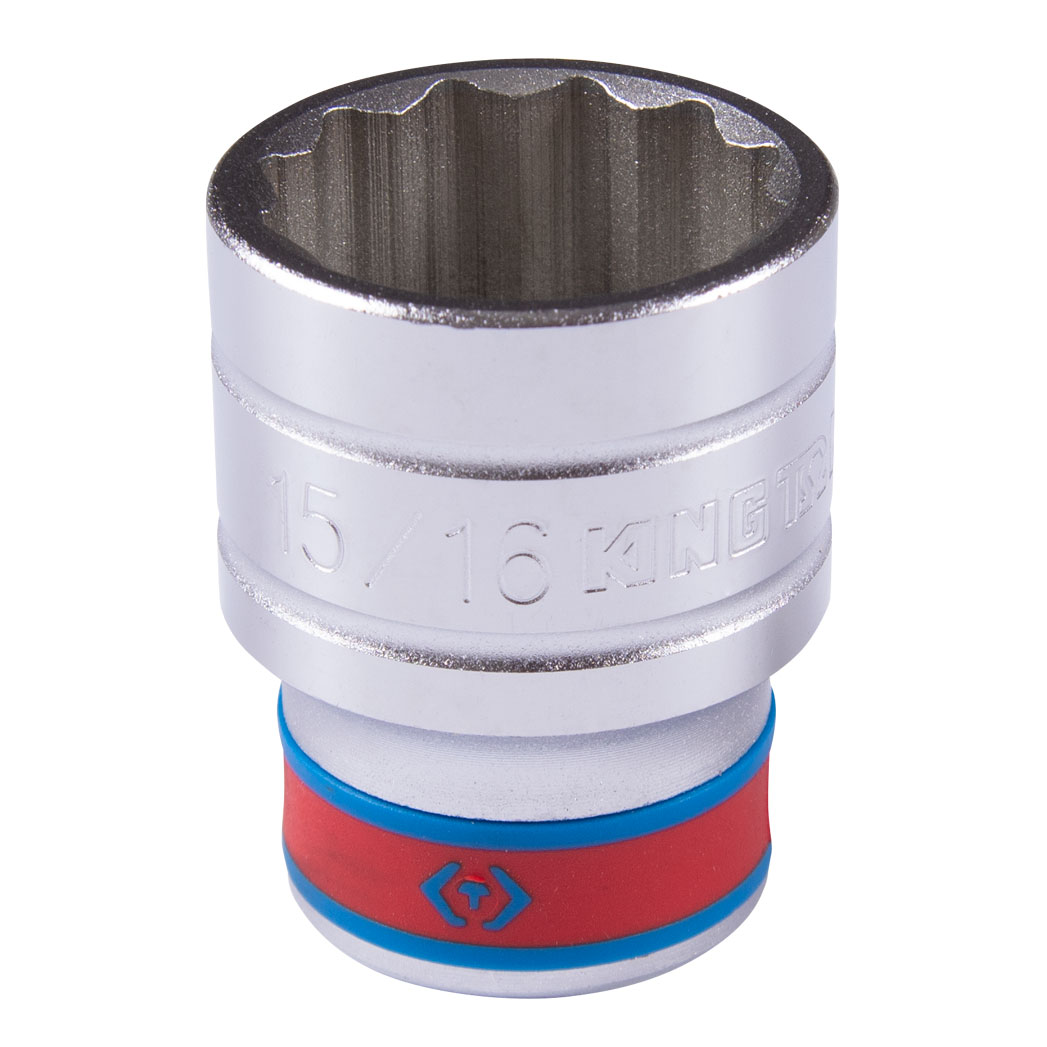 Головка торцевая стандартная двенадцатигранная 1/2'', 15/16'', дюймовая KING TONY 433030S купить по цене 410 ₽ в интернет магазине ТЕХСАД