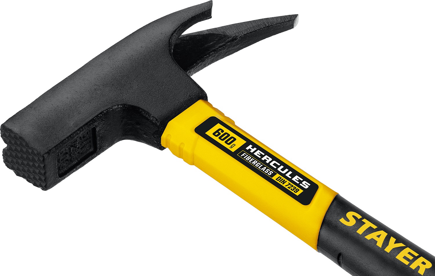 STAYER 600 г, молоток кровельщика с фиберглассовой рукояткой Hercules 20201_z01 Professional купить по цене 990 ₽ в интернет магазине ТЕХСАД