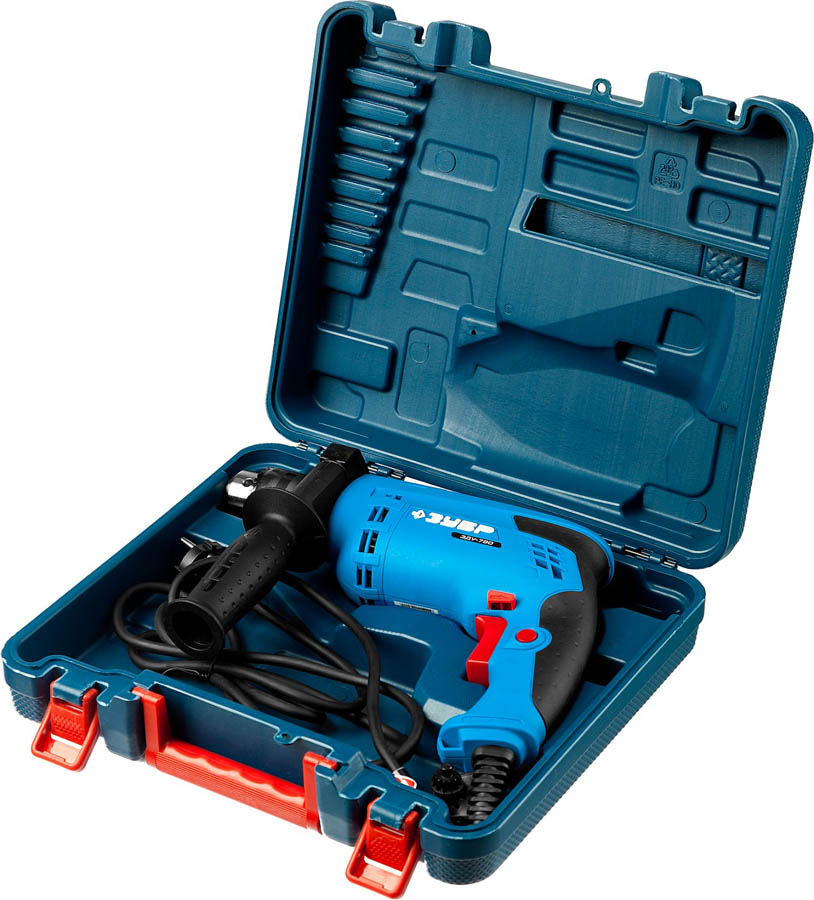 ЗУБР 780 Вт, кейс, дрель ударная ЗДУ-780 ЭРКМ2 Профессионал купить по цене 5&nbsp;390 ₽ в интернет магазине ТЕХСАД