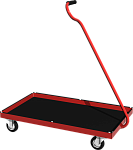 Тележка аккумуляторная, красная FERRUM 02.010-3000 купить по цене 10 311 ₽ в интернет магазине ТЕХСАД
