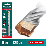 KRAFTOOL 9 х 120 мм, 3-х гранный хвостовик, сверло по бетону EXTREME 29166-120-09 купить по цене 270 ₽ в интернет магазине ТЕХСАД