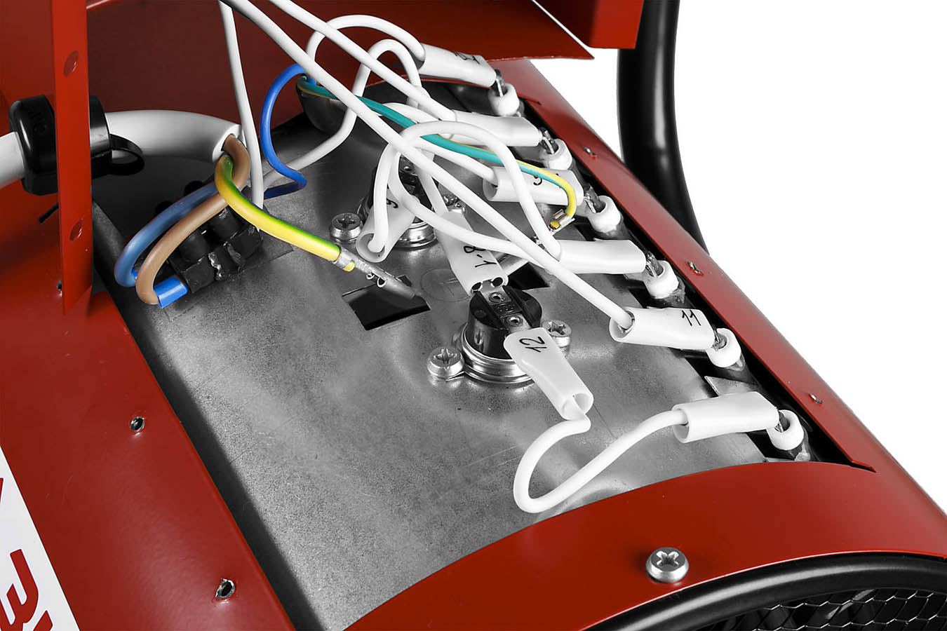 ЗУБР 5 кВт, гладкий ТЭН, пушка тепловая электрическая ЗТП-М1-5000 Компакт купить по цене 4&nbsp;790 ₽ в интернет магазине ТЕХСАД