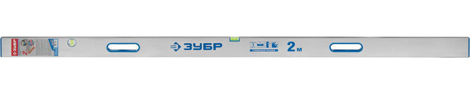ЗУБР 2 м, правило-уровень с ручками 1075-2.0_z01 купить по цене 2 670 ₽ в интернет магазине ТЕХСАД