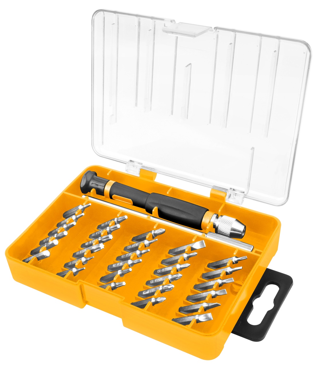Набор вставок (бит) 1/4'', PH, PZ, Hex, Torx, Slotted, прецизионных, 32 предмета TOLSEN TT20047s купить по цене 720 ₽ в интернет магазине ТЕХСАД