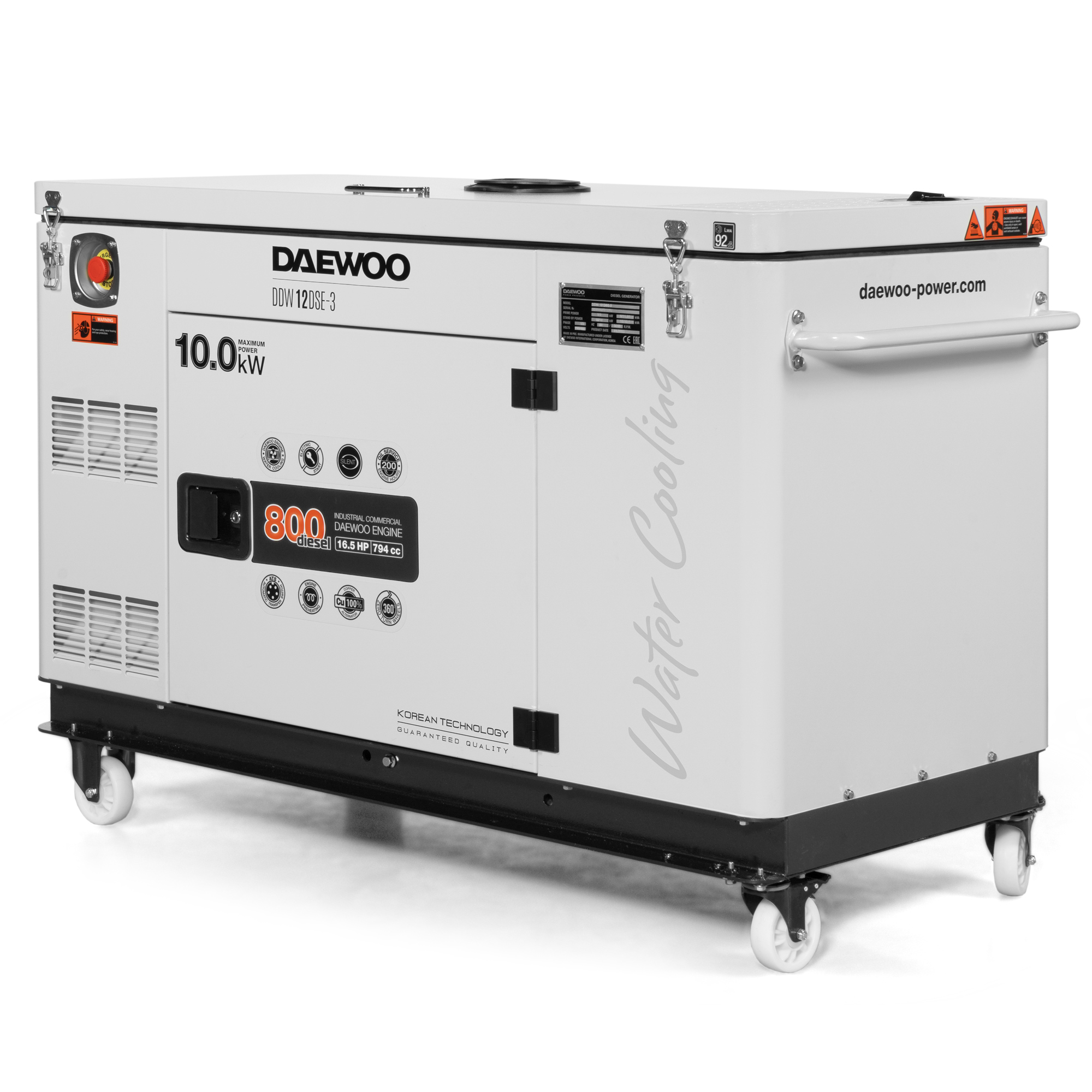 Дизельный генератор DAEWOO DDW 12 DSE-3 Дизельный генератор DAEWOO DDW 12 DSE-3 купить по цене 499 990 ₽ в интернет магазине ТЕХСАД
