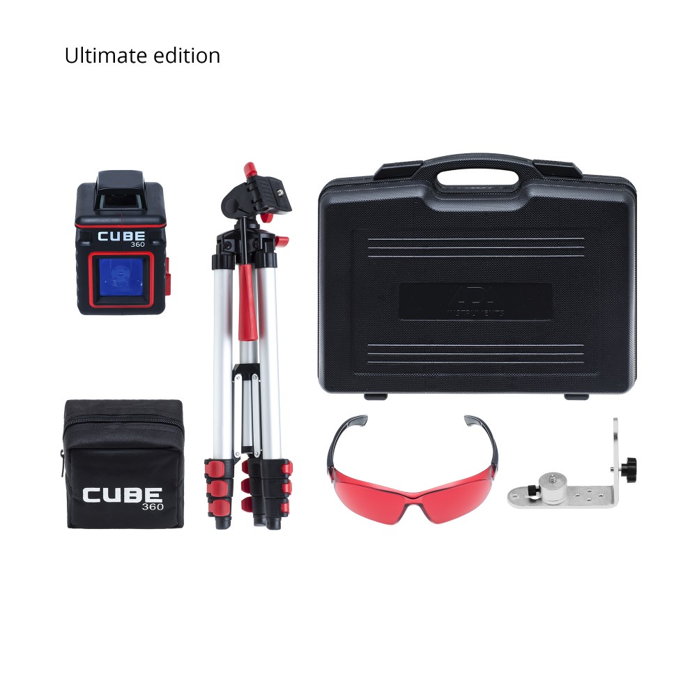 Лазерный уровень ADA CUBE 360 ULTIMATE EDITION купить по цене 8&nbsp;990 ₽ в интернет магазине ТЕХСАД