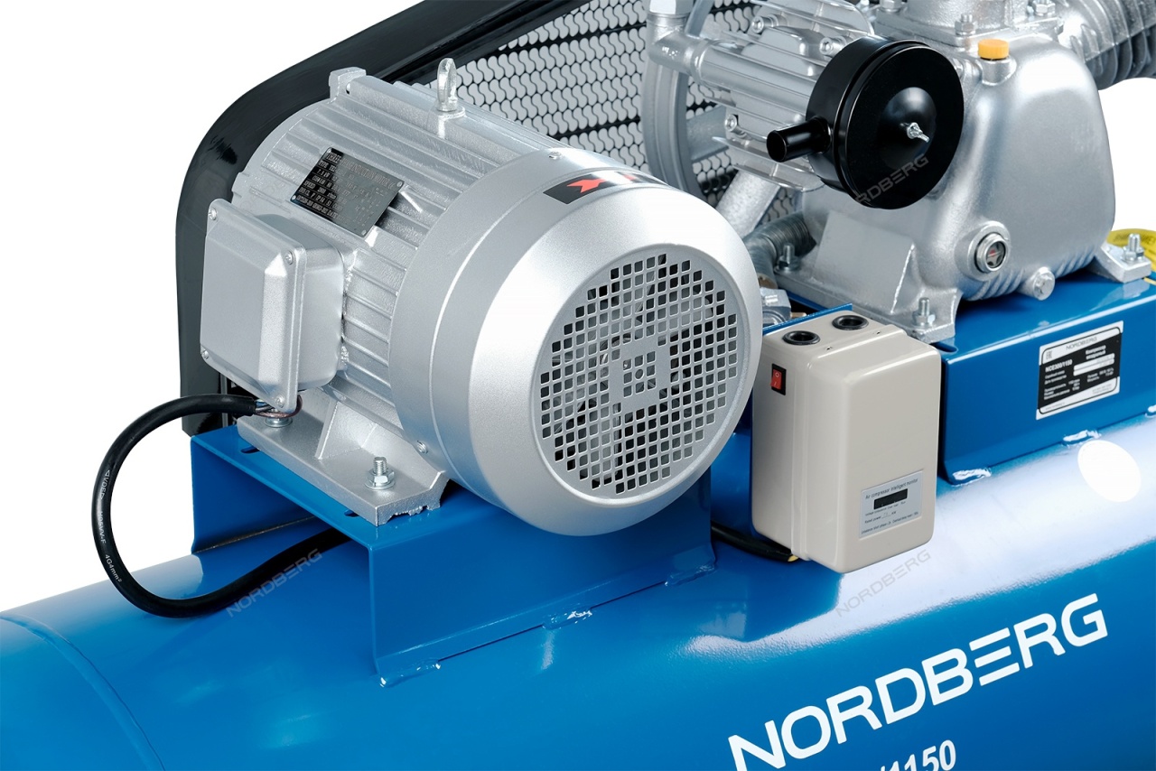 Компрессор поршневой, ременной NORDBERG NCE300/1150 купить по цене 148 437 ₽ в интернет магазине ТЕХСАД