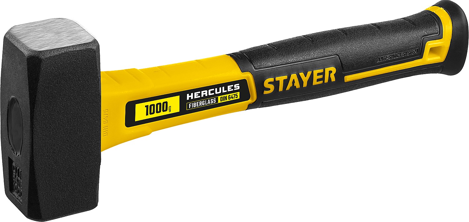 STAYER 1 кг, кувалда с фиберглассовой рукояткой Hercules 20052-10_z01 Professional купить по цене 900 ₽ в интернет магазине ТЕХСАД