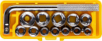 STAYER 13 шт., Cr-V, набор торцовых головок с воротком 2-26089-H13 купить по цене 690 ₽ в интернет магазине ТЕХСАД
