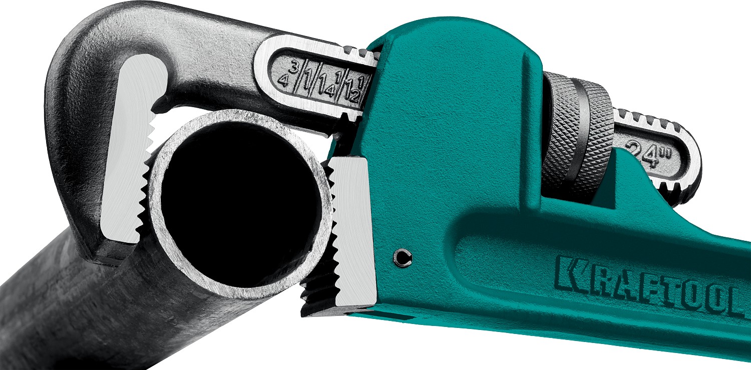 KRAFTOOL 2.5''/450 мм трубный разводной ключ 2727-45 купить по цене 1 543 ₽ в интернет магазине ТЕХСАД