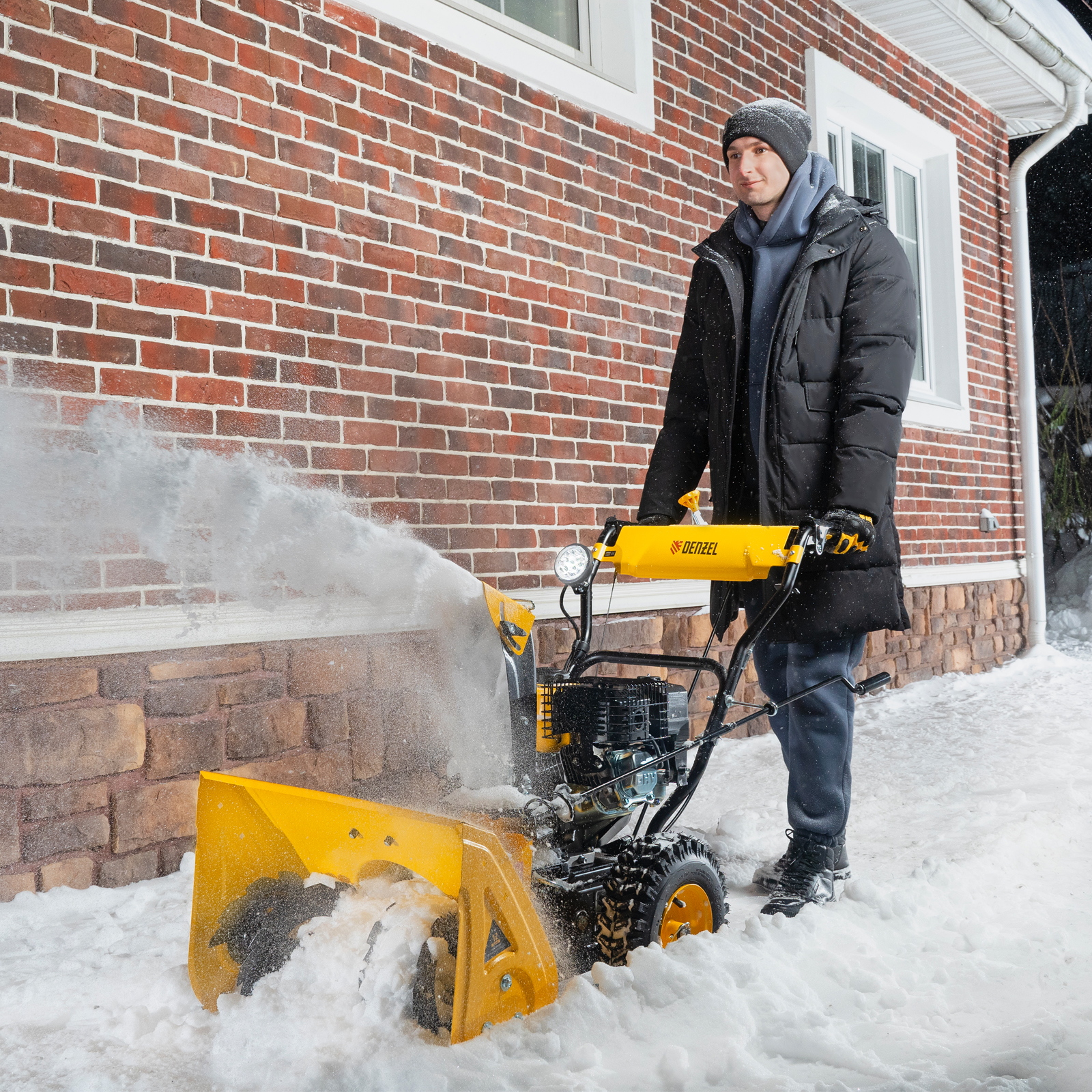 Снегоуборщик бензиновый DENZEL SB 560 LP купить по цене 76&nbsp;000 ₽ в интернет магазине ТЕХСАД