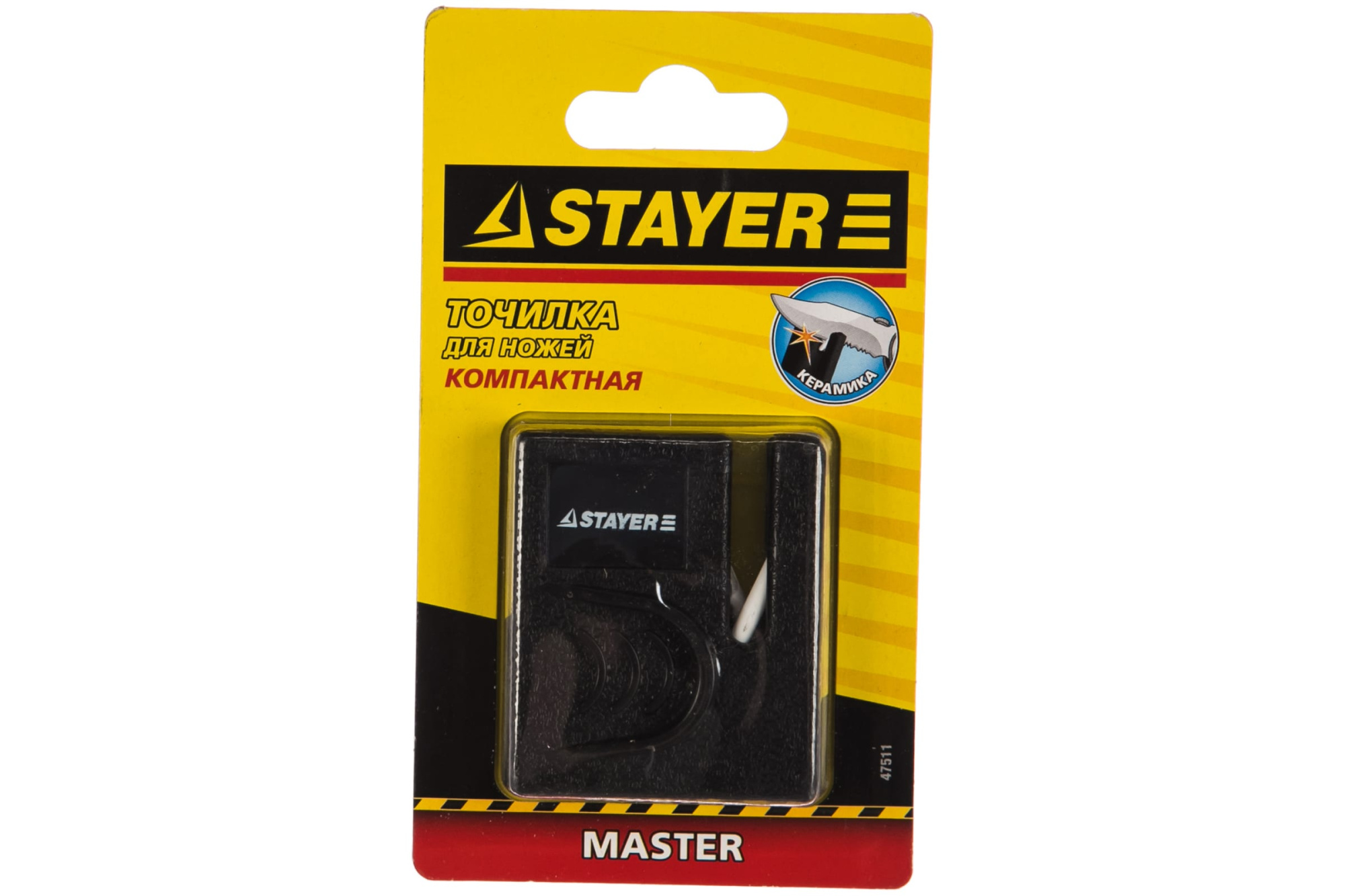 STAYER керамическая рабочая часть, точилка для ножей компактная 47511 Master купить по цене 207 ₽ в интернет магазине ТЕХСАД