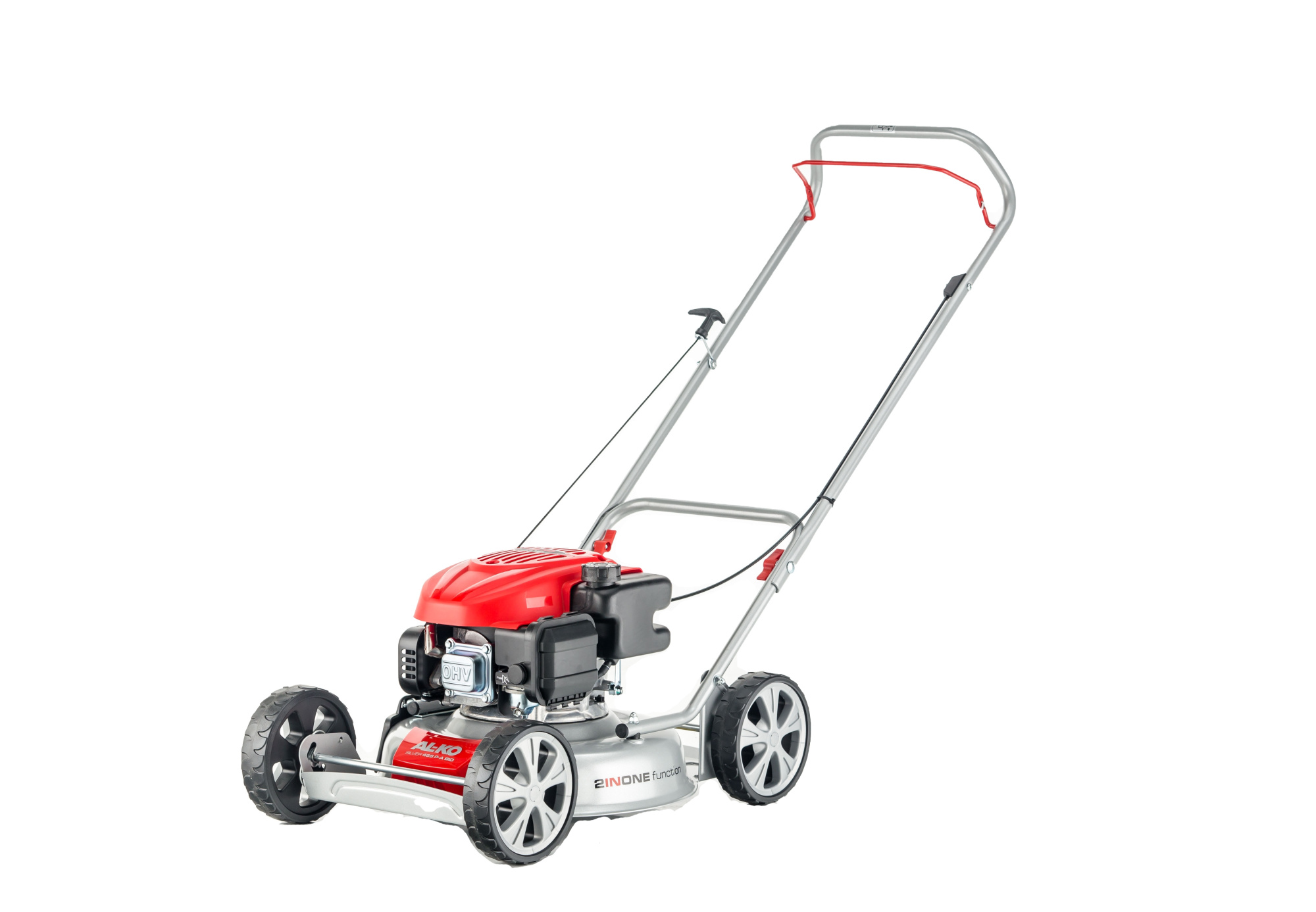 Газонокосилка бензиновая AL-KO Silver 468 P-A Bio купить по цене 35 990 ₽ в интернет магазине ТЕХСАД