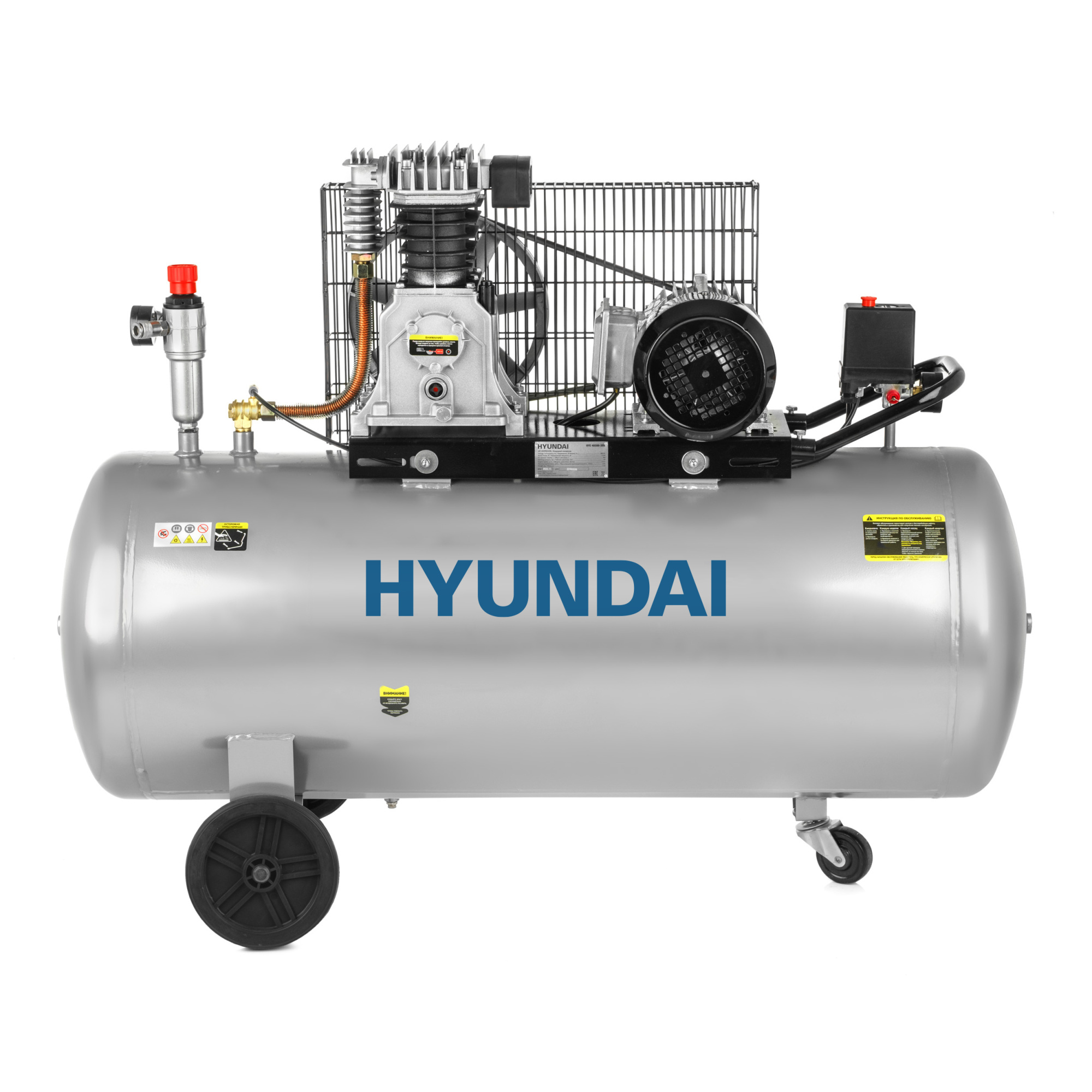 Воздушный компрессор Hyundai масляный HYC 40200-3BD купить по цене 103 690 ₽ в интернет магазине ТЕХСАД