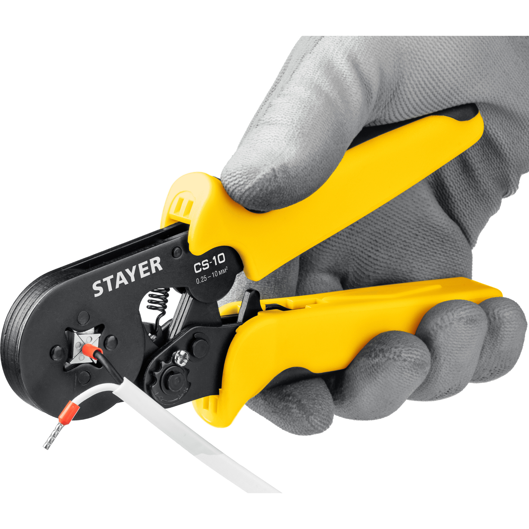 STAYER 0.25-10 мм², для втулочных наконечников, пресс-клещи CS-10 44447 Professional STAYER 0.25-10 мм², для втулочных наконечников, пресс-клещи CS-10 44447 Professional купить по цене 1 450 ₽ в интернет магазине ТЕХСАД