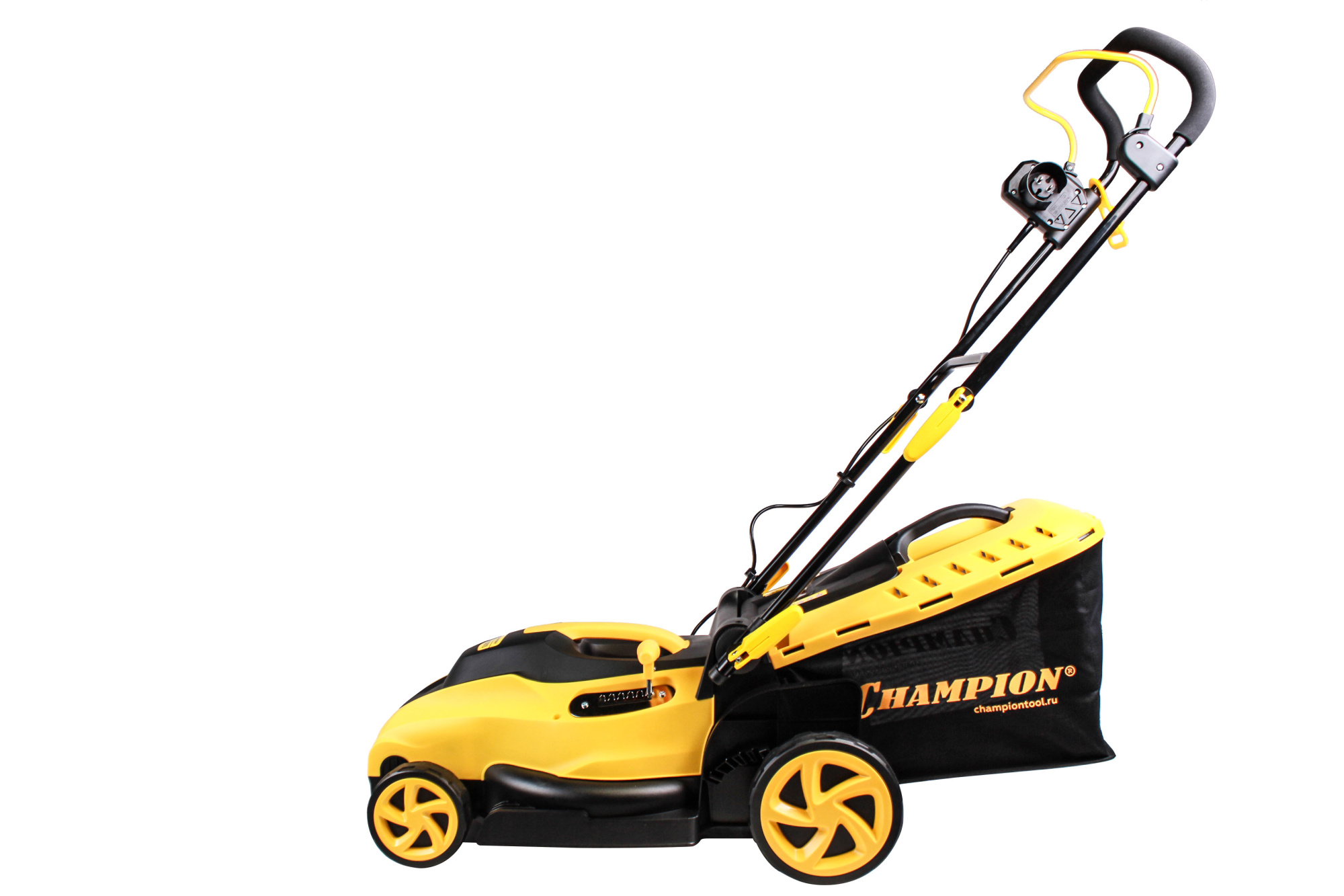 Газонокосилка электрическая CHAMPION EM3815 купить по цене 11 990 ₽ в интернет магазине ТЕХСАД
