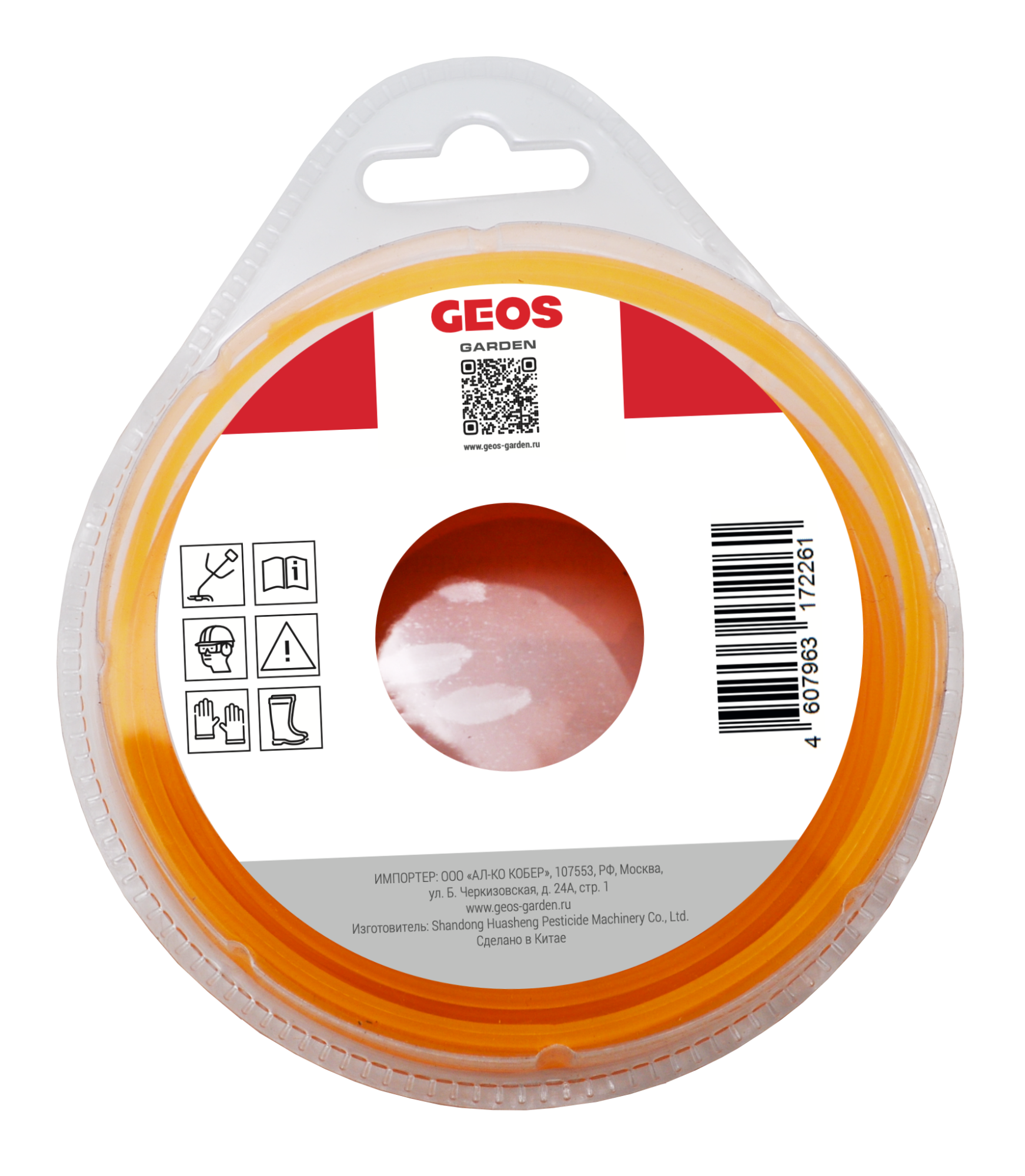 Леска триммерная GEOS звезда ''Penta'', 2.4мм, 15м, в блистере купить по цене 169 ₽ в интернет магазине ТЕХСАД