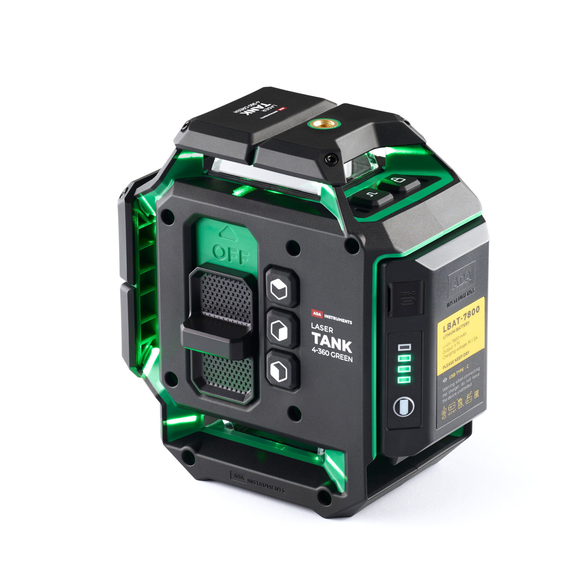 Лазерный уровень ADA LaserTANK 4-360 GREEN Basic Edition купить по цене 29 990 ₽ в интернет магазине ТЕХСАД